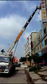 惠陽大亞灣吊車/吊籃車出租,高空車出租,路燈車出租